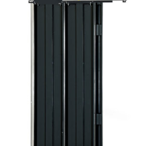 2-panel telescopic floor elevator door, safe and efficient access