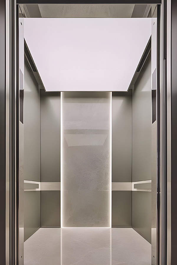 Luxury elevator cabin M-C05 with mirror panels