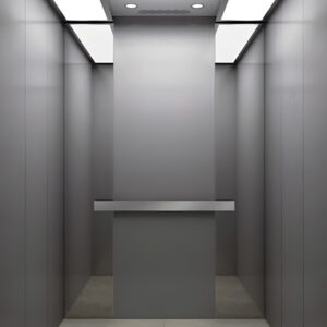 Spacious elevator cabin M-C07 with LED lighting