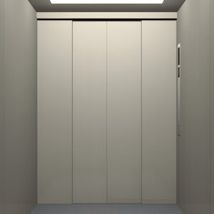 Elevator cabin M-C09 with modern handrail design