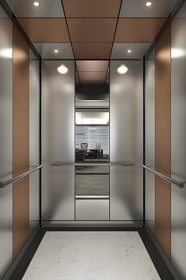 Elevator cabin M-C11 with decorative ceiling panel