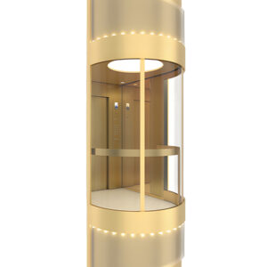 High-end panoramic elevator cabin M-C15 with full 360° view