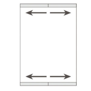 MKS Elevator hospital double-way door, optimized for simultaneous entry and exit in medical environments