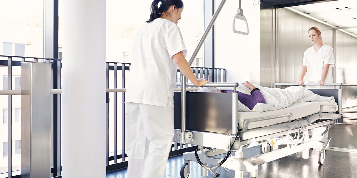 Safe, strong, and reliable MKS Hospital Elevator, engineered for seamless integration into healthcare facilities.