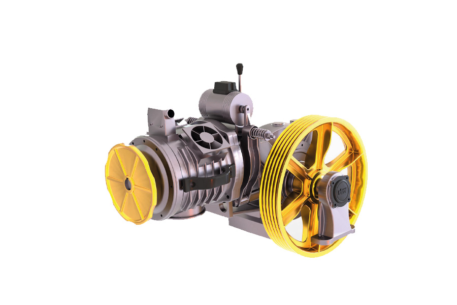 Durable and energy-efficient elevator motor designed for consistent strength and reliability.