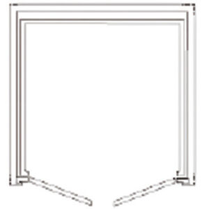 MKS Elevator manually operated passenger elevator door, reliable and user-friendly operation